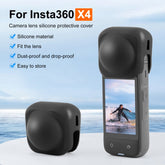 Para Insta360 X4 PULUZ Funda protectora de silicona para lentes, funda para lentes